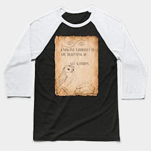 Wisdom Seeker - with Ancient Vibes! Baseball T-Shirt